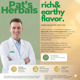 Pat's Herbals Maca Root Capsules | 90 Vegan Capsules | Organic Maca Root Supplement | Non-GMO | Gluten-Free | Made in USA | Amber Glass Bottle