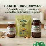 Pat's Herbals Chaste Tree Capsules | 90 Vegan Capsules | Organic Chasteberry (Vitex) Supplement | Non-GMO | Gluten-Free | Made in USA | Amber Glass Bottle