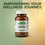 Pat's Herbals Irish Sea Moss Capsules | 90 Vegan Capsules | Organic Sea Moss Supplement | Non-GMO | Gluten-Free | Made in USA | Amber Glass Bottle