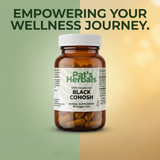 Pat's Herbals Black Cohosh Capsules | 90 Vegan Capsules | Organic Black Cohosh Root Supplement | Non-GMO | Gluten-Free | Made in USA | Amber Glass Bottle