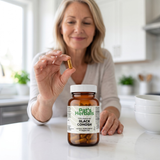 Pat's Herbals Black Cohosh Capsules | 90 Vegan Capsules | Organic Black Cohosh Root Supplement | Non-GMO | Gluten-Free | Made in USA | Amber Glass Bottle