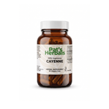 Pat's Herbals Cayenne Capsules | 90 Vegan Capsules | Organic Cayenne Supplement | Non-GMO | Gluten-Free | Made in USA | Amber Glass Bottle