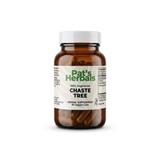 Pat's Herbals Chaste Tree Capsules | 90 Vegan Capsules | Organic Chasteberry (Vitex) Supplement | Non-GMO | Gluten-Free | Made in USA | Amber Glass Bottle