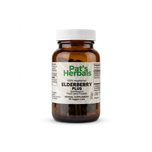 Elderberry Capsules | 90 Vegan Capsules | Premium Elderberry Supplement | Non-GMO | Gluten-Free | Made in USA | Amber Glass Bottle