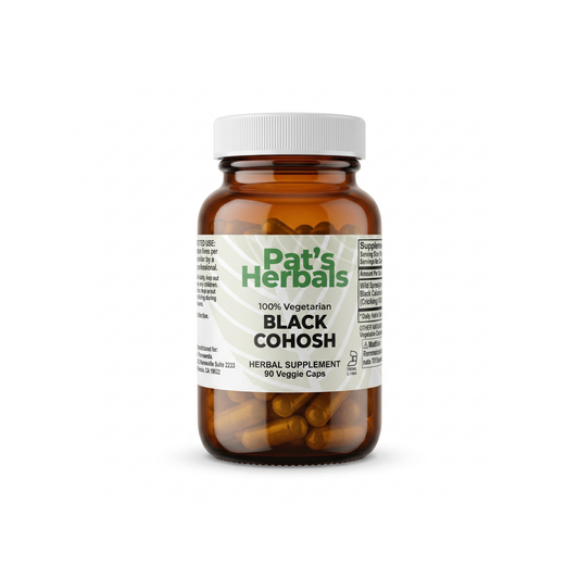 Black Cohosh Capsules | 90 Vegan Capsules | Organic Black Cohosh Root Supplement | Non-GMO | Gluten-Free | Made in USA | Amber Glass Bottle